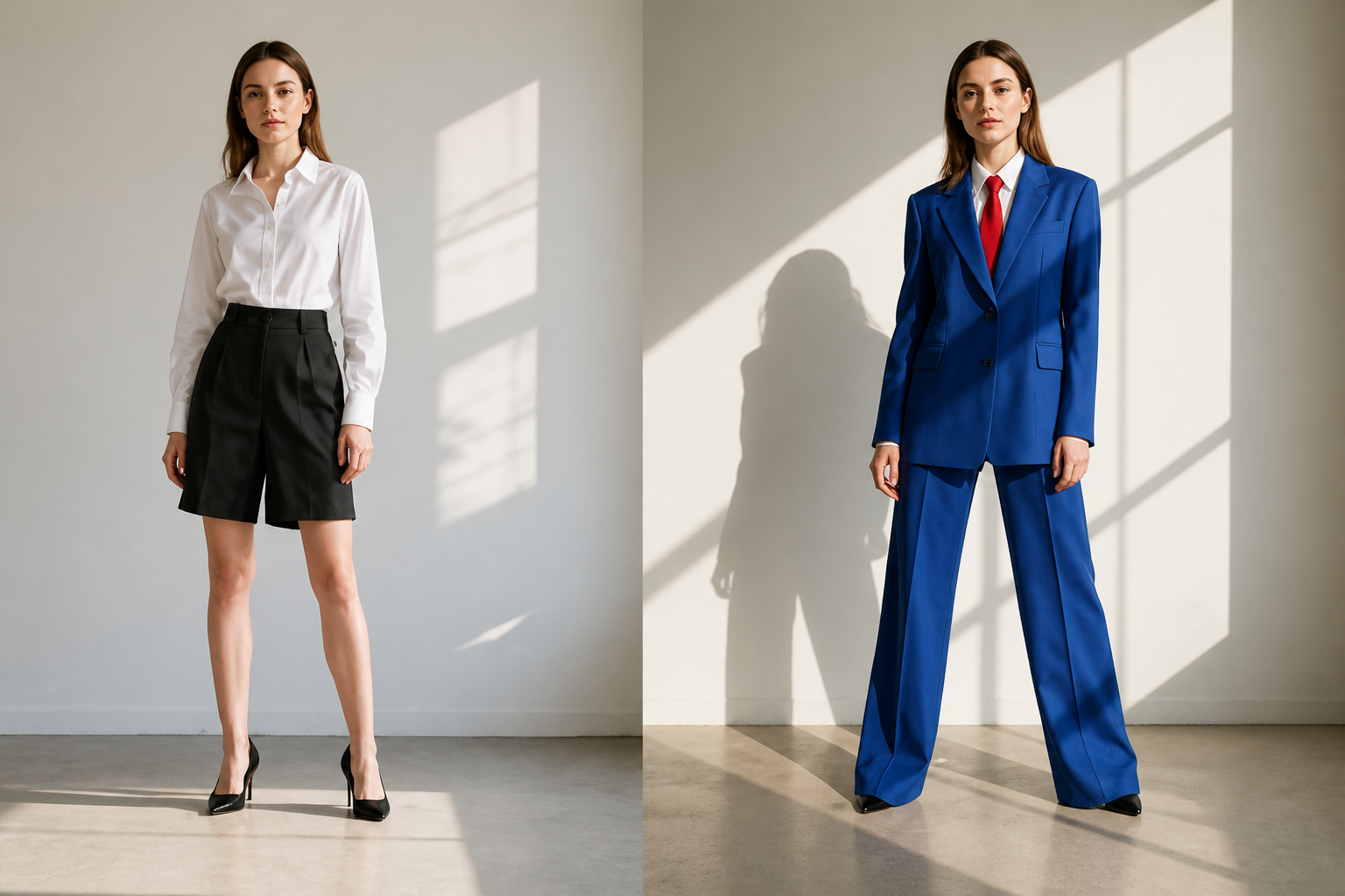 AI Clothes Changer before and after example